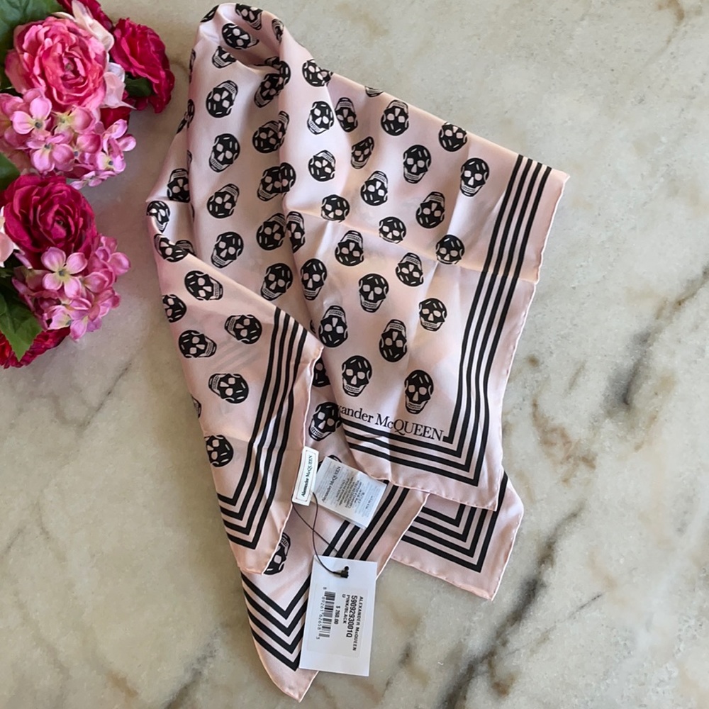 Pink Alexander McQueen Scarf